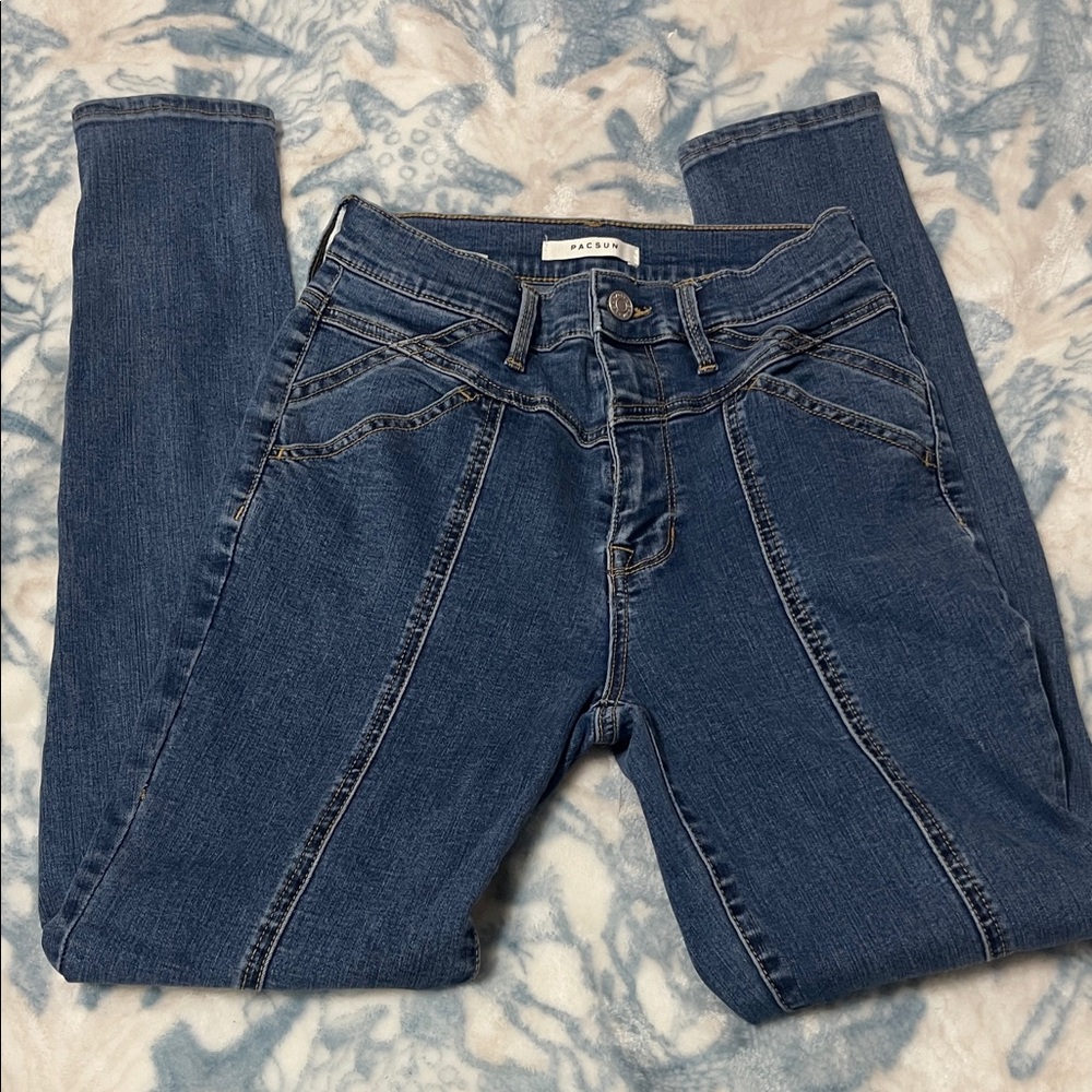 PacSun Dark Blue Skinny Jeans